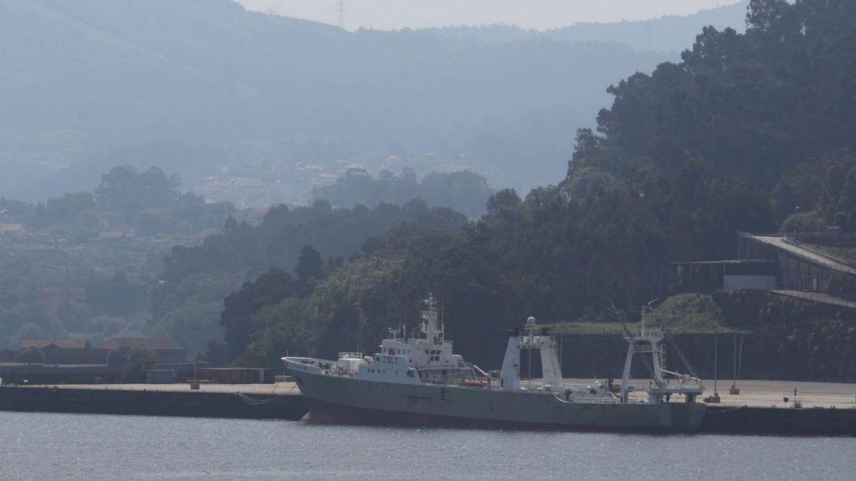 Muelle de la piedra de Rande, donde se ubicarán los contenedores vacíos