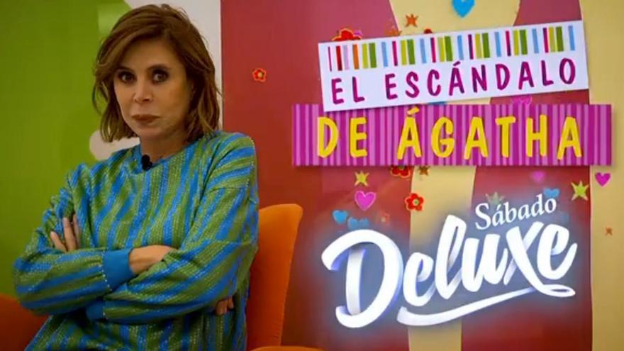 Agatha Ruiz de la Prada se sienta esta noche en el plató del ‘Deluxe’