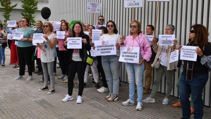 Personal de centros asistenciales reclama a Política Social el aumento de las plantillas