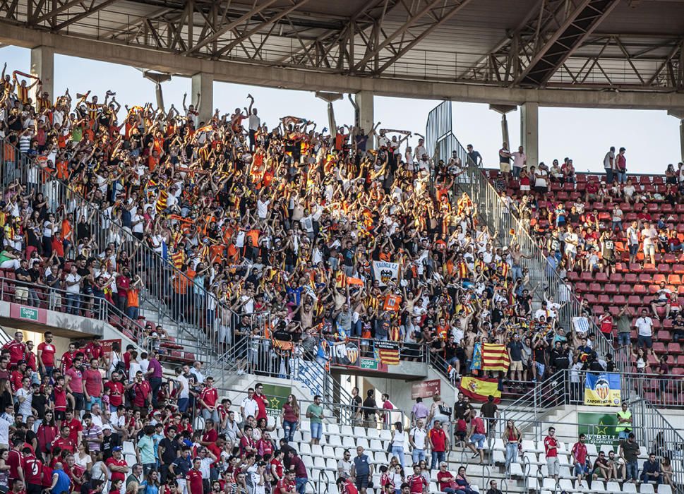 Real Murcia - Valencia Mestalla, en imágenes