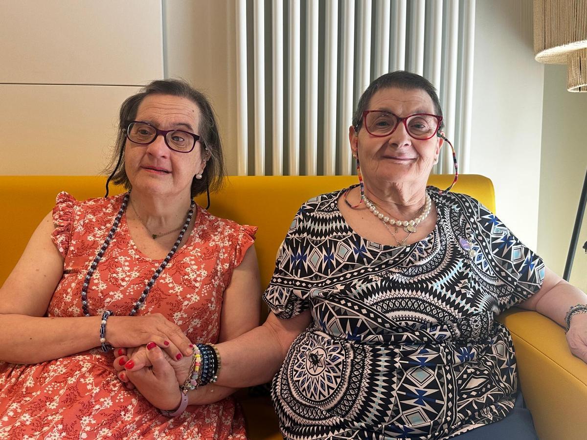 Pilar Gutiérrez y Pilar Pérez llegaron a la residencia en 2008