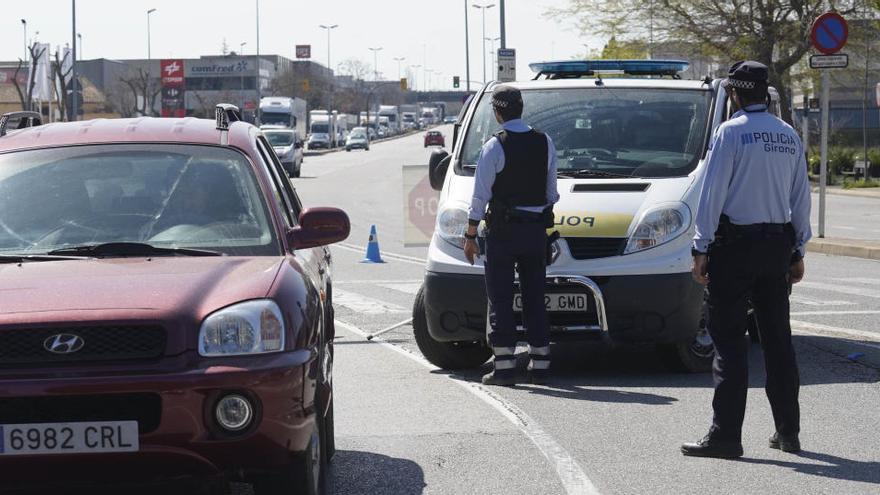 Un control de la policia municipal.