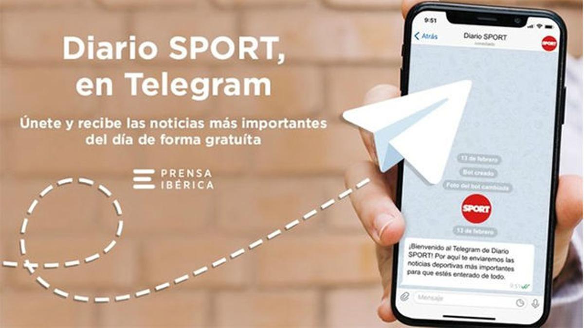 SPORT se une a Telegram, síguenos