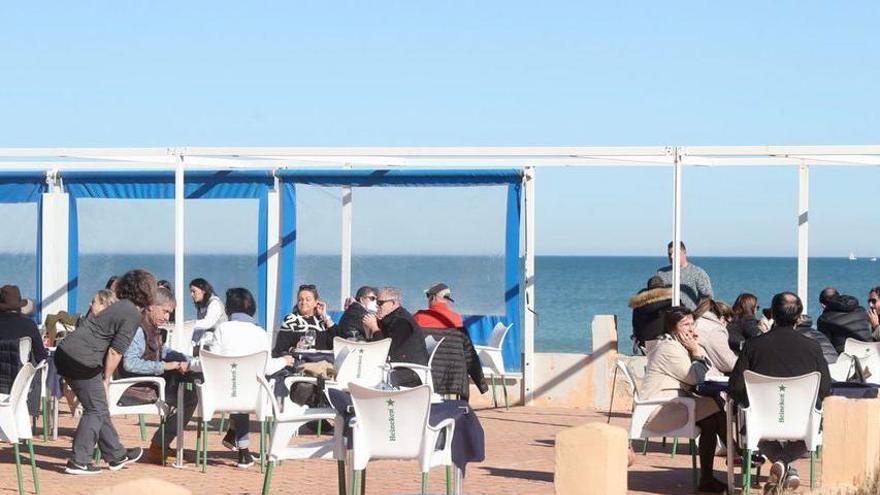 Una terraza de Valencia