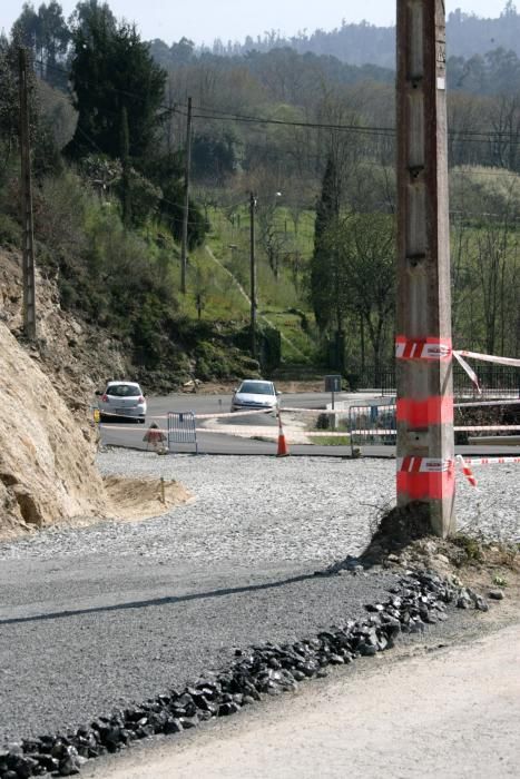 Polémica por las obras en la carretera que une Liñares y Valboa
