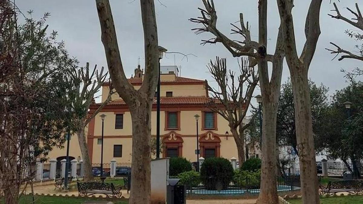 El parque de la plaza del Corazón de María.