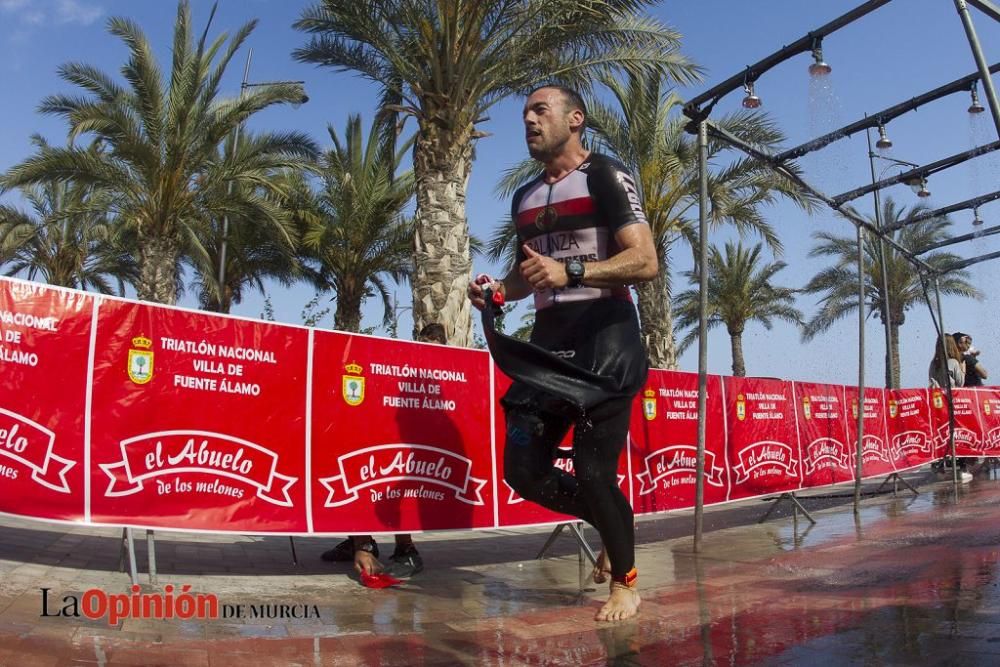 Salida del Triatlón Villa de Fuente Álamo