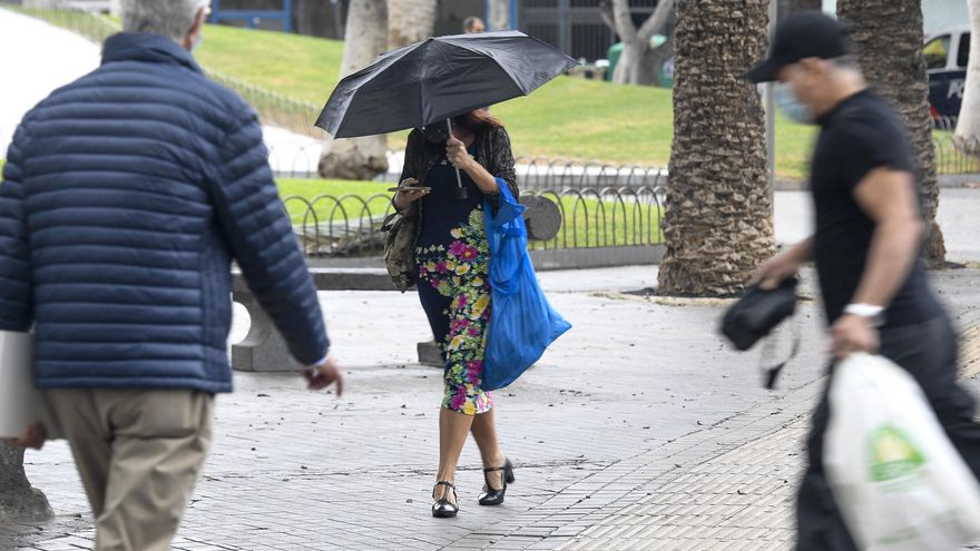 A DANA brings heavy rains and strong winds to the Canary Islands