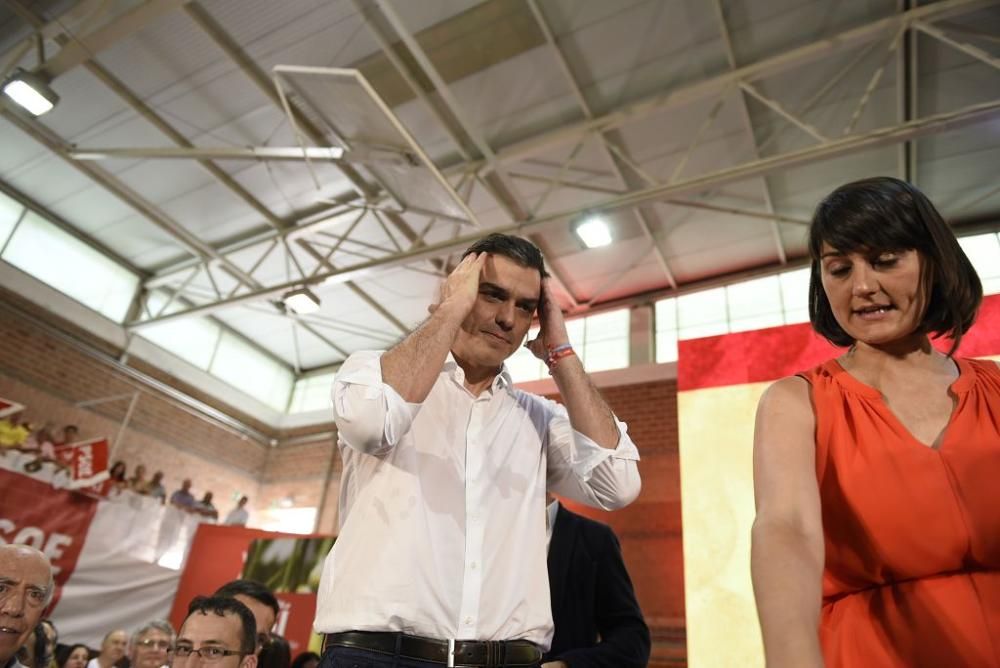 Mitin de Pedro Sánchez en Murcia