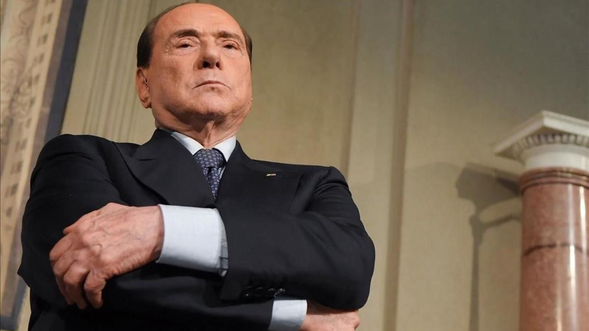 El expresidente italiano, líder del partido conservador, Forza Italia, Silvio Berlusconi.