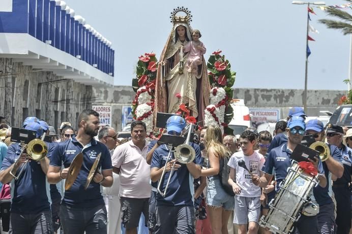 16/07/2017 ARGUINEGUIN MOGAN. Procesión marinera de la Virgen del Carmen.  FOTO: J. PÉREZ CURBELO