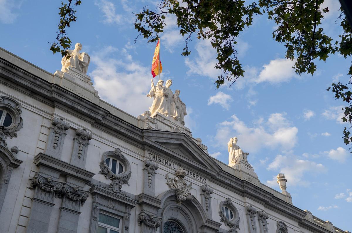 Archivo - Fachada del Tribunal Supremo.