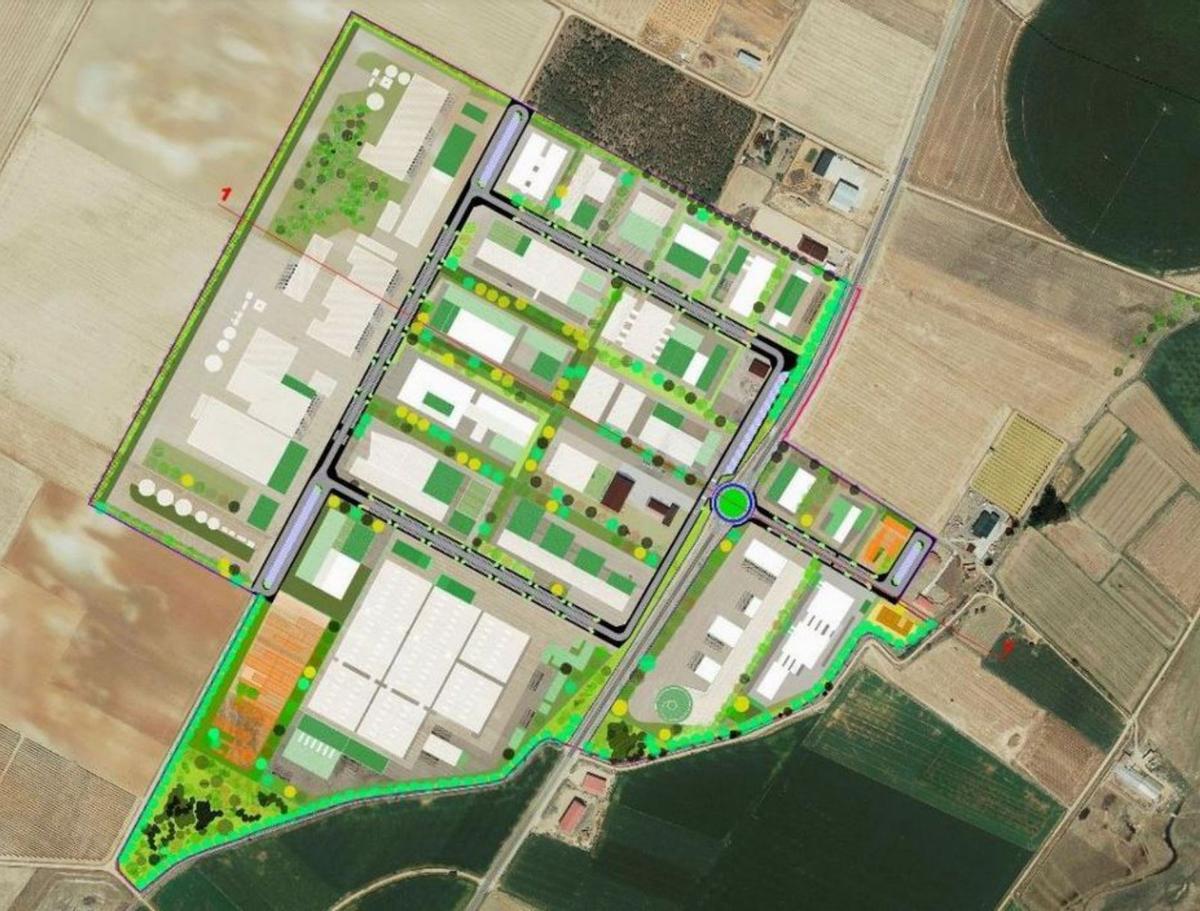 Área del desarrollo industrial Zamora Norte. | Cedida
