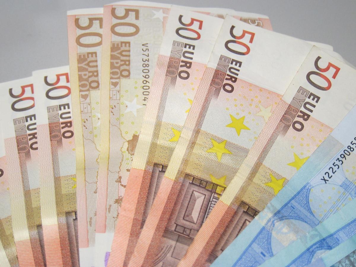 Billetes de 50 euros en una foto de archivo.
