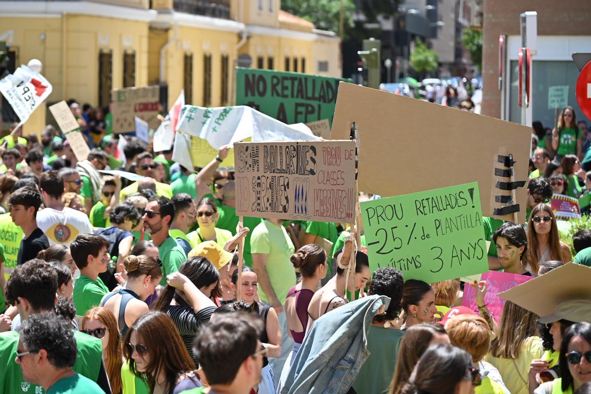 Huelga educativa en Castelló