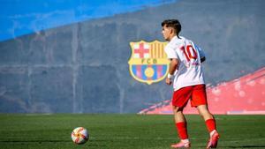 Dani Cervera, cuando la Damm visitó la Ciutat Esportiva del FC Barcelona