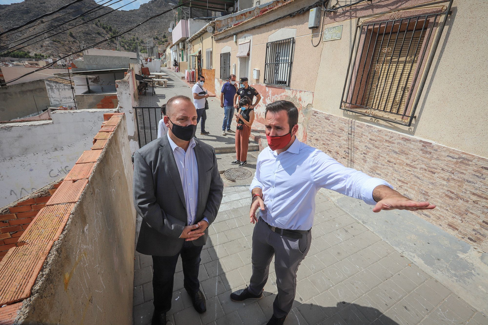 Ayuntamiento y Generalitat actuarán en la calle Pardo Bazán de Callosa para evitar su hundimiento