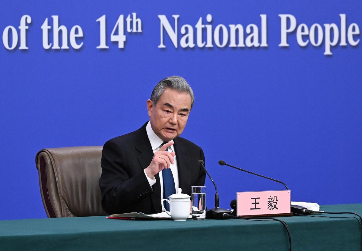 El ministro de Asuntos Exteriores chino, Wang Yi.
