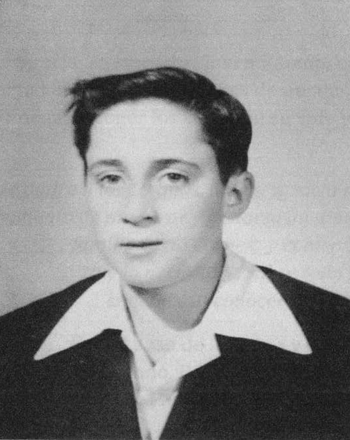 José Ramón Robledo con 15 años.