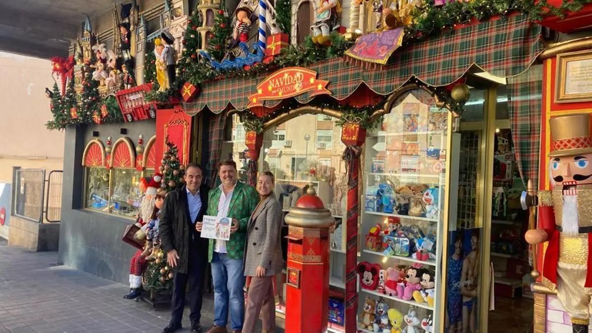 Autoservicio del Hogar, comercio premiado a la mejor fachada navideña.