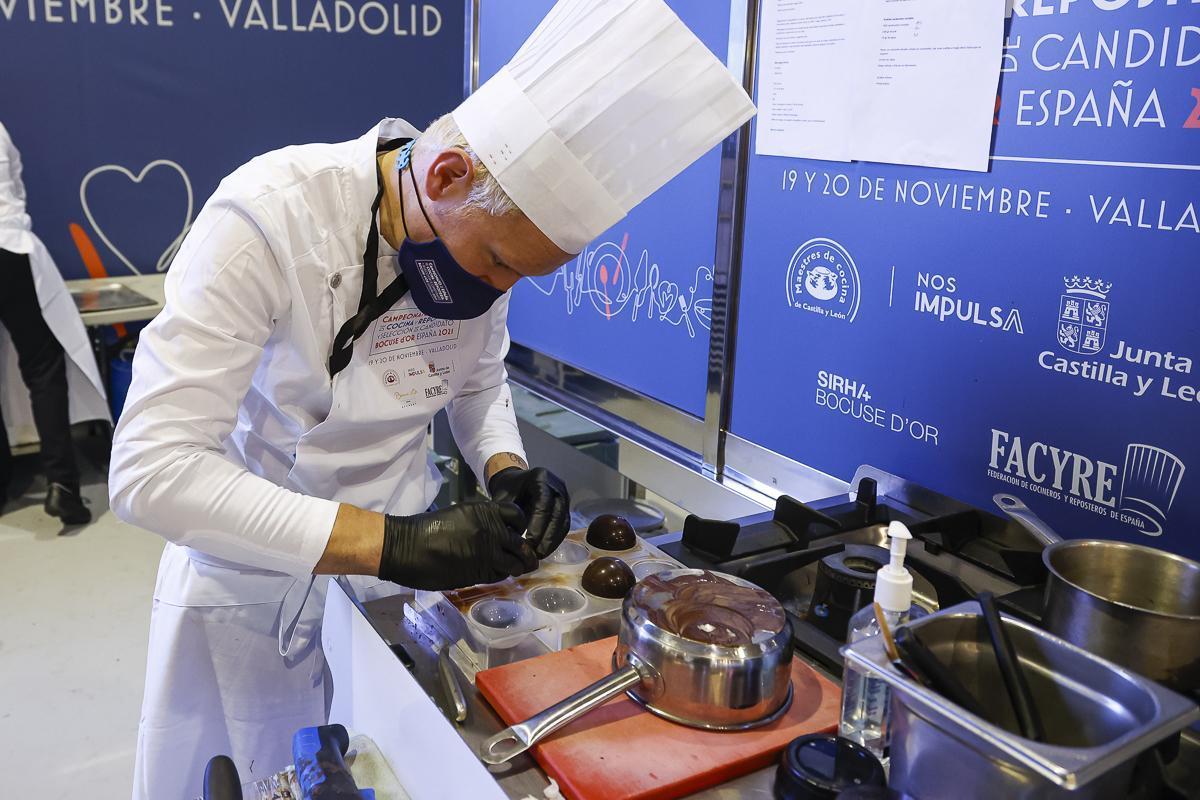 Preparación del plato subcampeón.