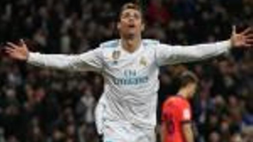 Cristiano Ronaldo va ser un dels protagonistes del partit d&#039;ahir, amb tres gols.
