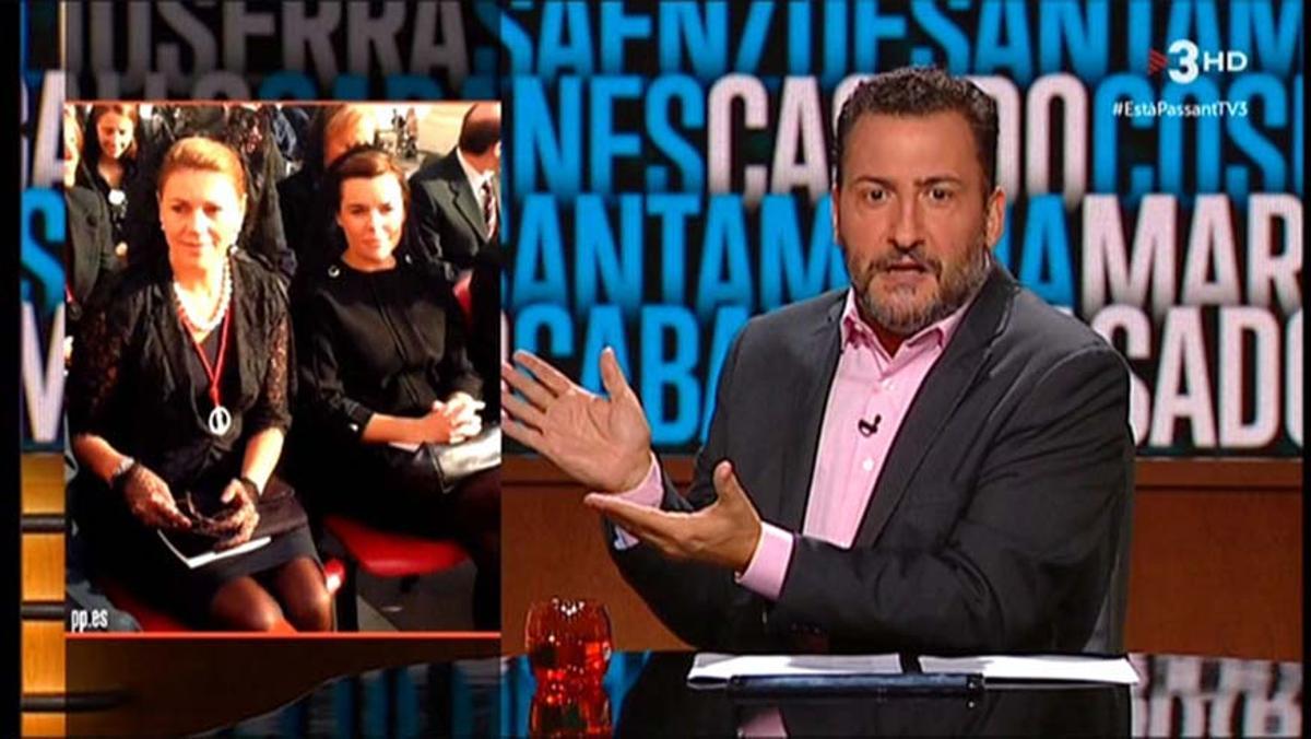 Toni Soler, en Està passant (TV-3). Toni Soler, en Està passant (TV-3).