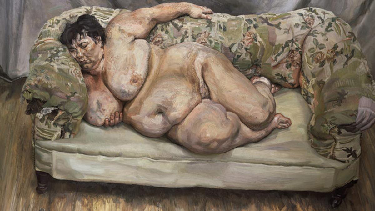 'Benefits Supervisor Sleeping', de Lucian Freud.,