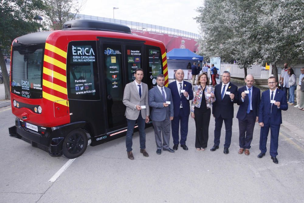 Arriba el primer bus sense conductor a Girona