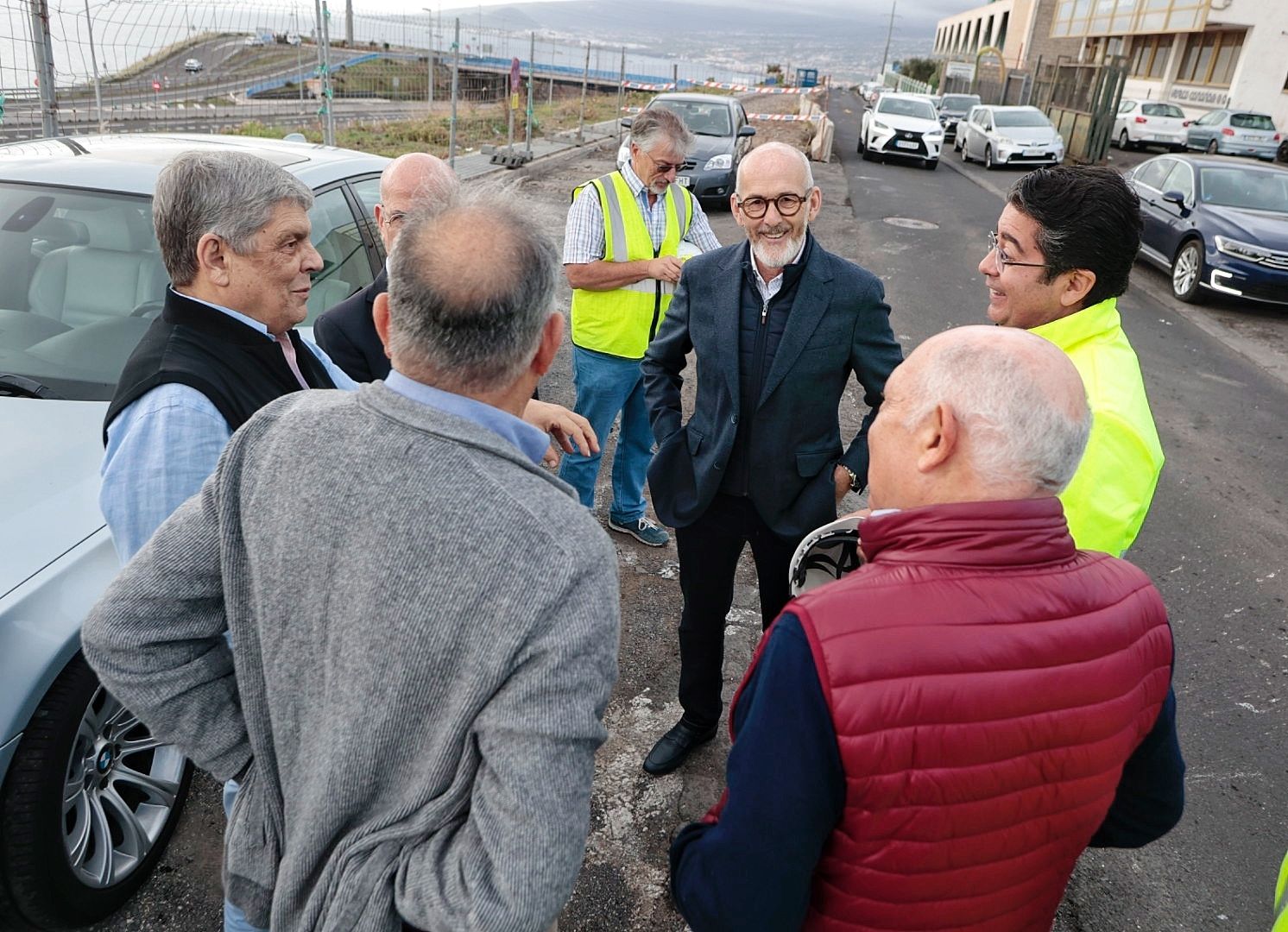 Visita de Pedro Martín a La Campana