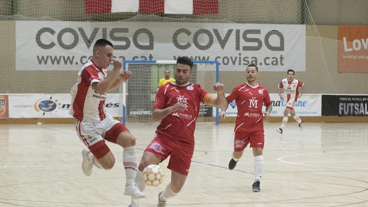 Covisa i Sala 5 es van veure les cares en partit de Lliga a finals de gener al Pujolet