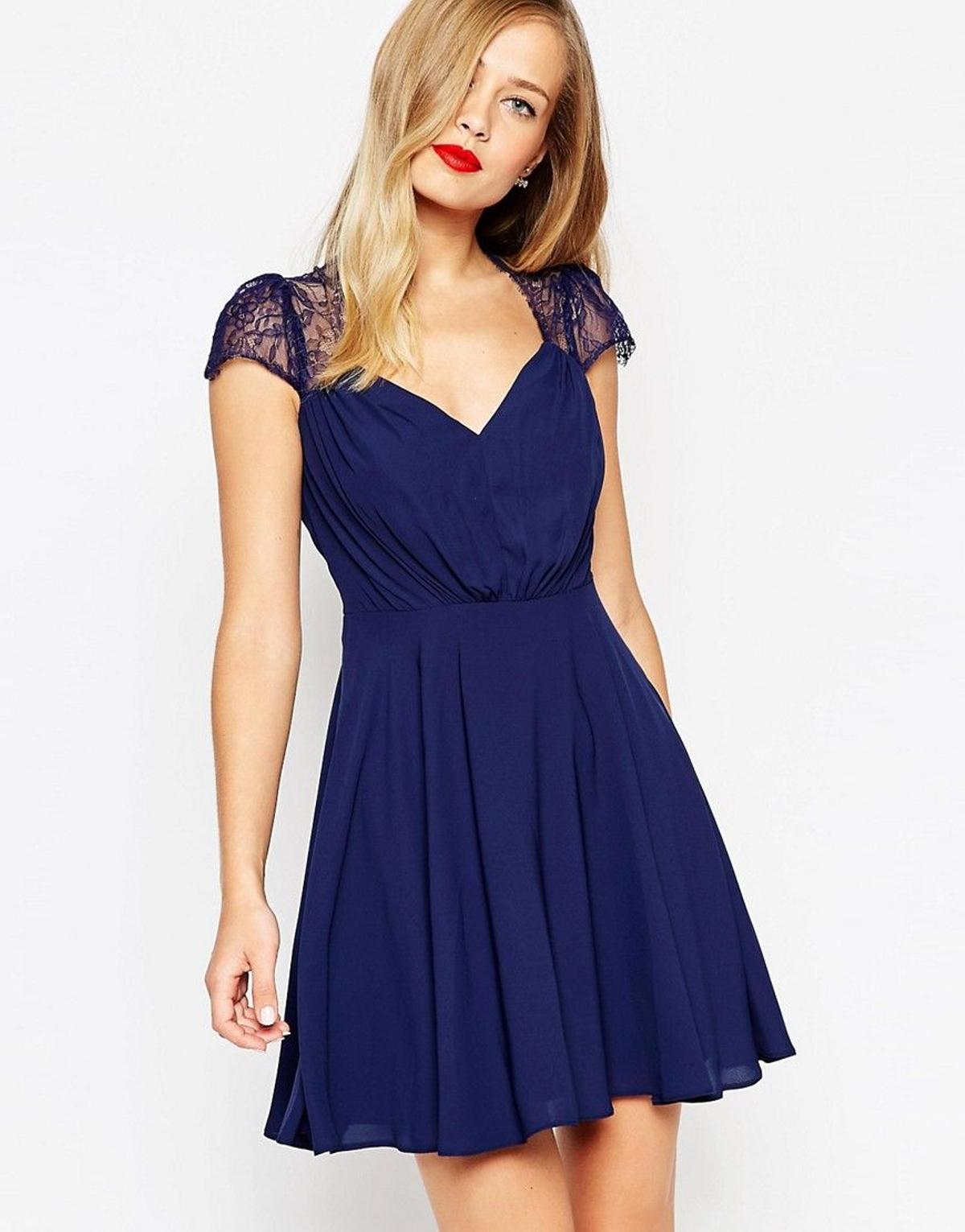 Minivestido de encaje Kate, ASOS