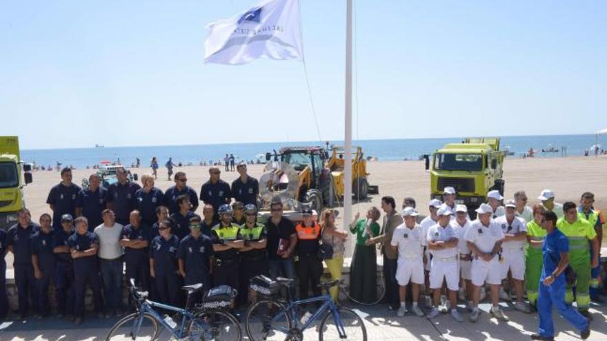 El Ayuntamiento ha presentado hoy el dispositivo de seguridad para las playas este verano.