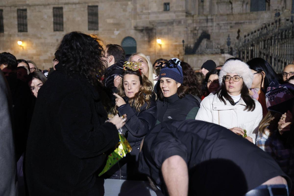 Santiago da la bienvenida al 2026 en el Obradoiro Santiago da la bienvenida al 2026 en el Obradoiro