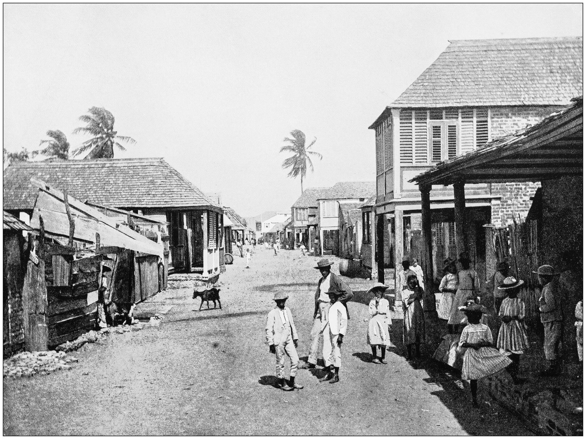 Port Royal antes de quedar sumergida bajo el agua