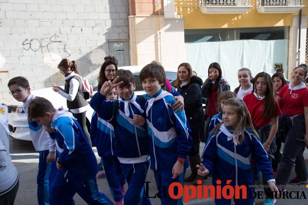 Marcha en el Día del Cáncer Infantil en Caravaca