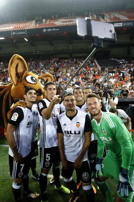 Las mejores imágenes de la presentación de Guedes, Pereira, Murillo, Kondogbia, Maksimovic, Neto y Gabriel