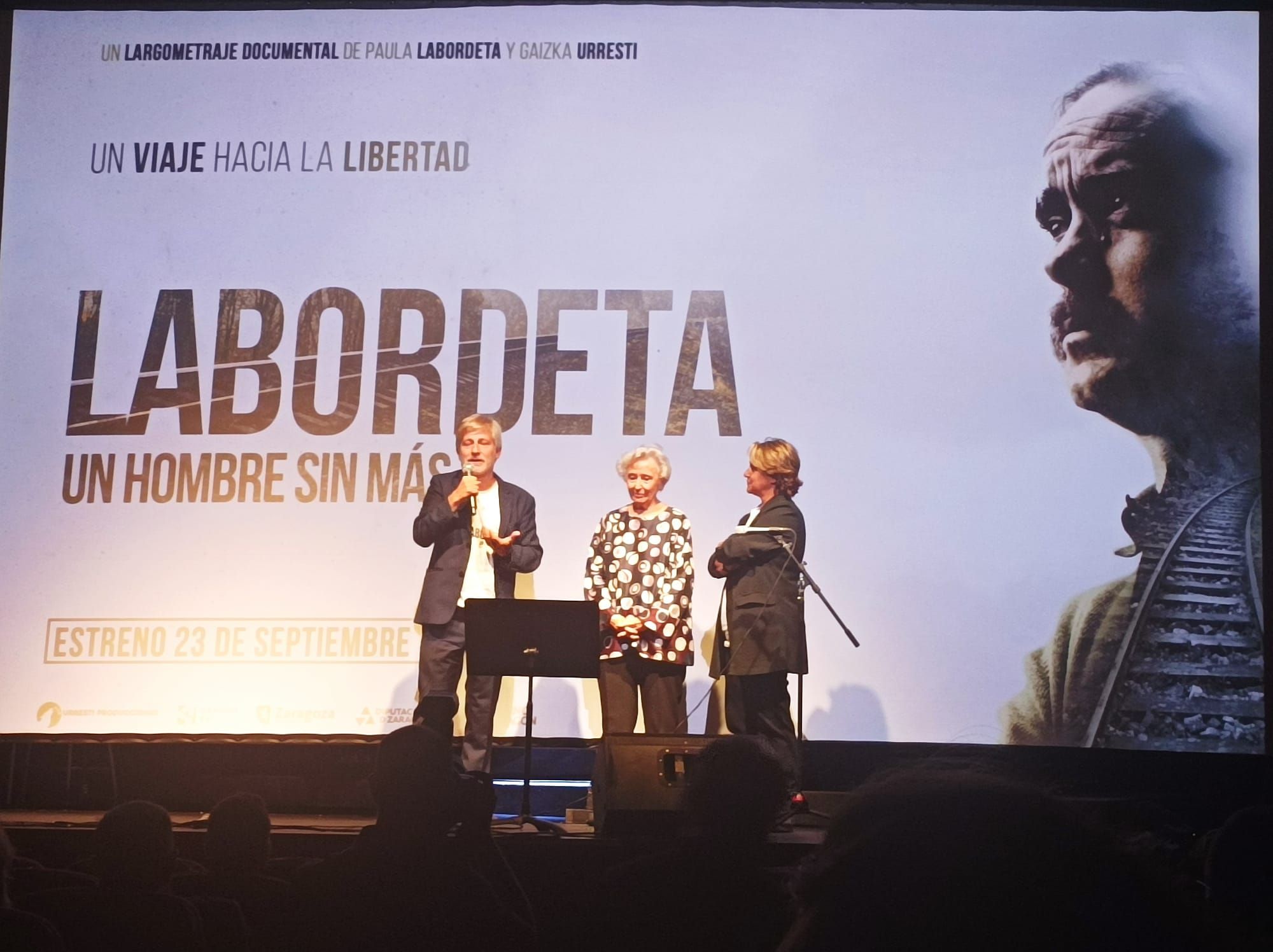 Presentación en Madrid del documental de Labordeta