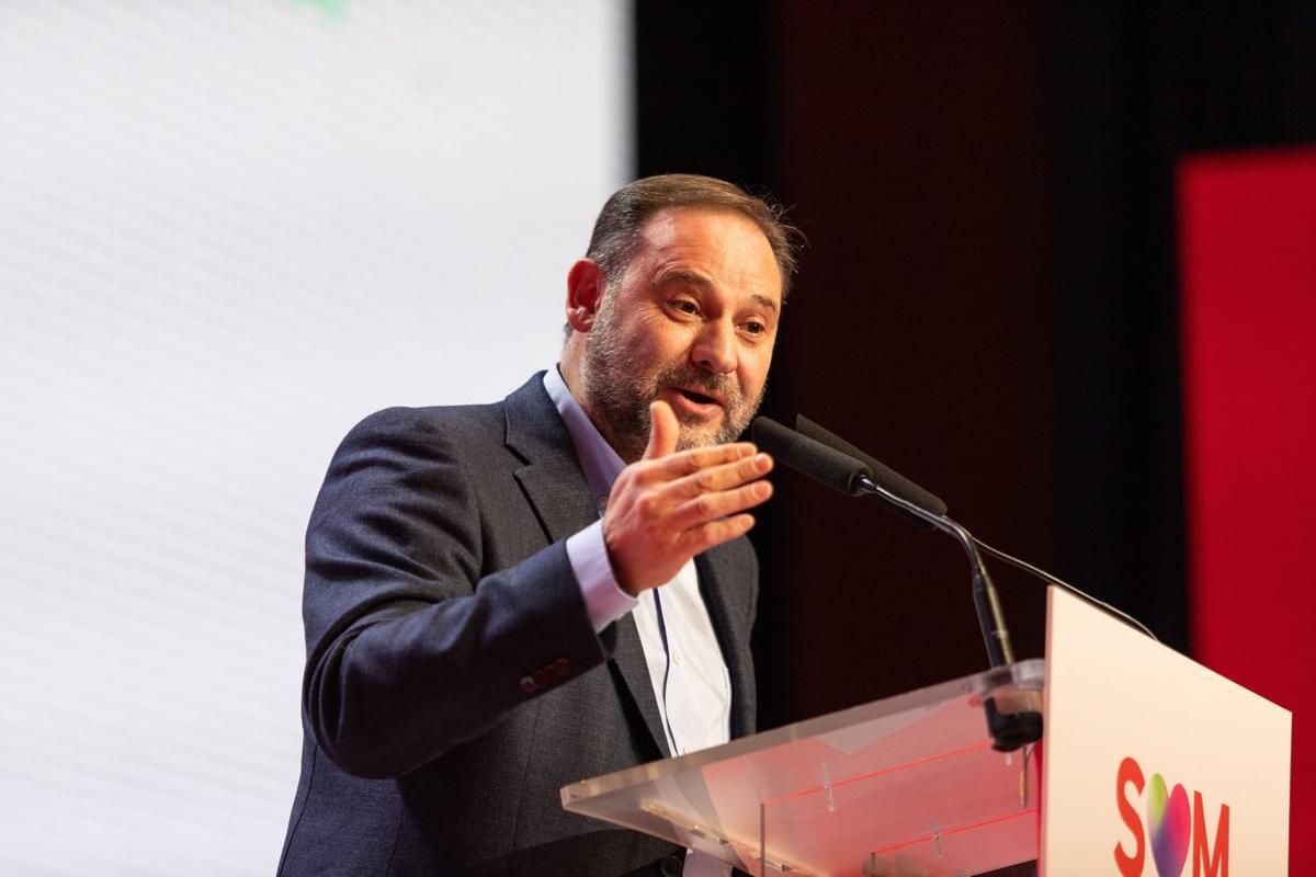 15/12/2019 El secretario de Organización del PSOE y ministro de Fomento en funciones, José LuÃs Ãbalos, en el 14 Congreso del PSC este domingo 15/12/2019 El secretario de Organización del PSOE y ministro de Fomento en funciones, José LuÃs Ãbalos, en el 14 Congreso del PSC este domingo