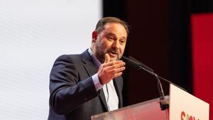 15/12/2019 El secretario de OrganizaciÃ³n del PSOE y ministro de Fomento en funciones, JosÃ© LuÃ­s Ãbalos, en el 14 Congreso del PSC este domingo