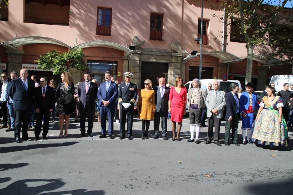 Homenaje a la Senyera de las fallas del Marítimo