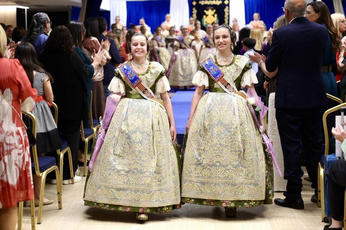 Carmen, Marta, Martina y Ani reciben honores en la fiesta grande de la Federación Fallas Centro