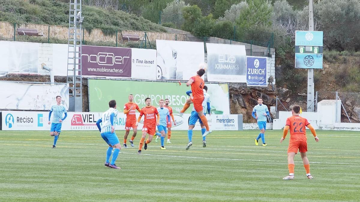 Un partido del CF Gandia en la presente temporada