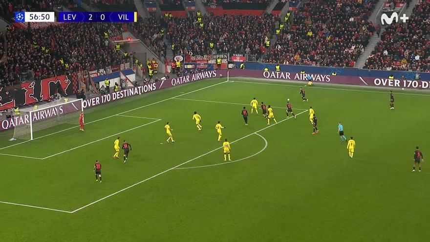 El Leverkusen arrolla al Villarreal con un contundente 3-0