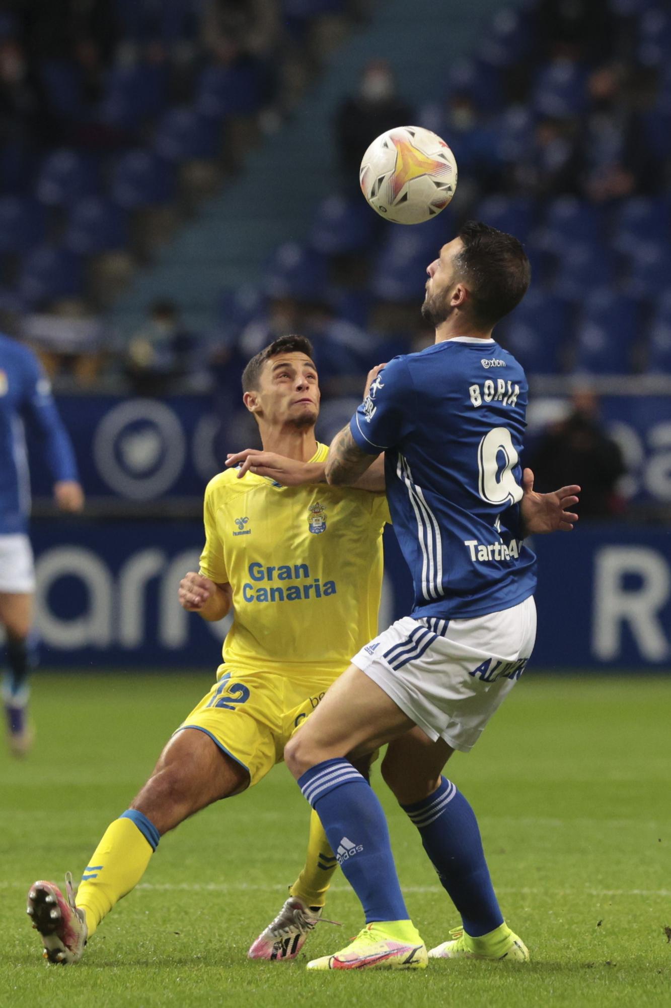 En imágenes: así fue el empate entre el Real Oviedo y Las Palmas