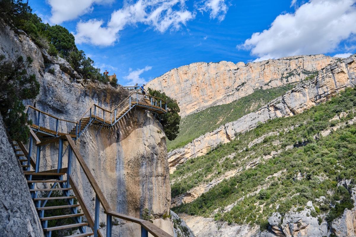 Las impresionantes vistas de las pasarelas de Montfalcó