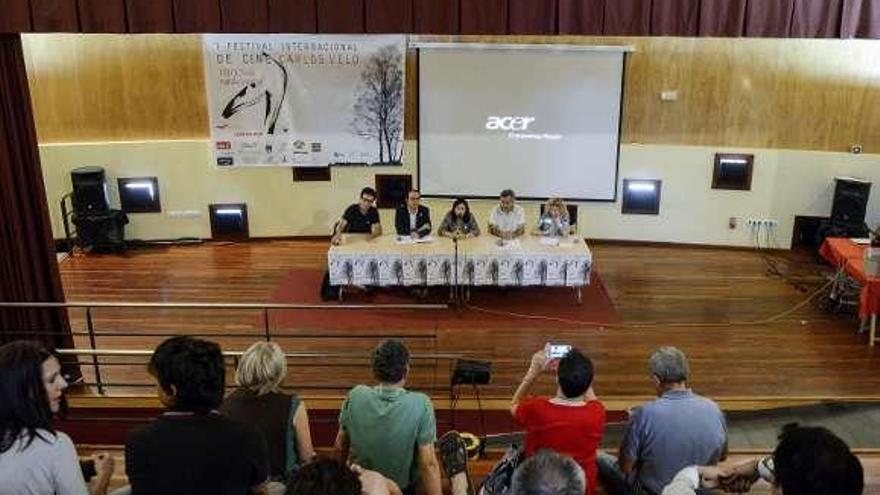 Inauguración del festival de cine.