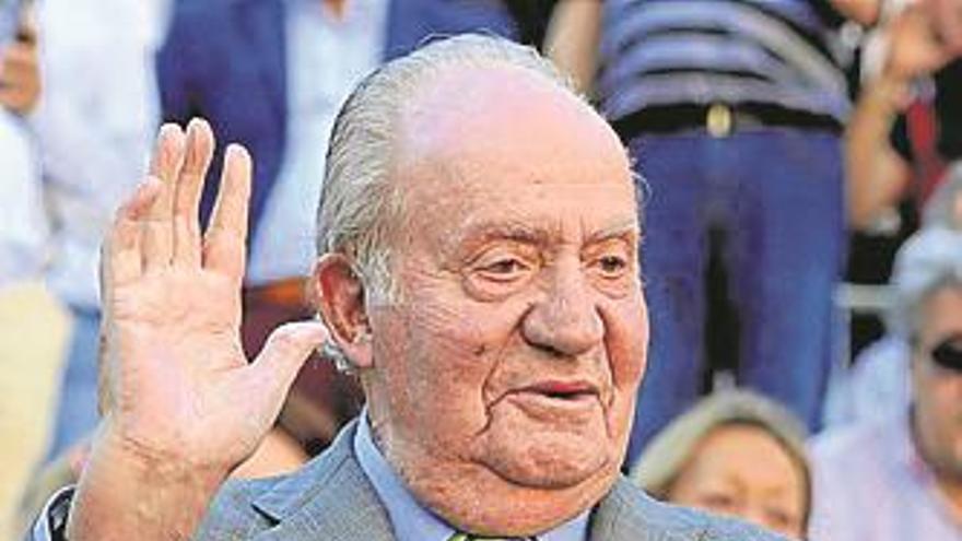 Juan Carlos celebra un almuerzo en Aranjuez