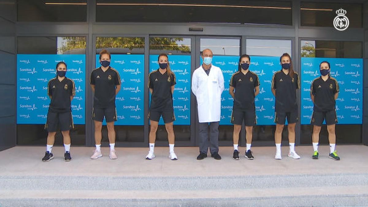 Las jugadoras del Real Madrid se someten a su primer reconocimiento médico