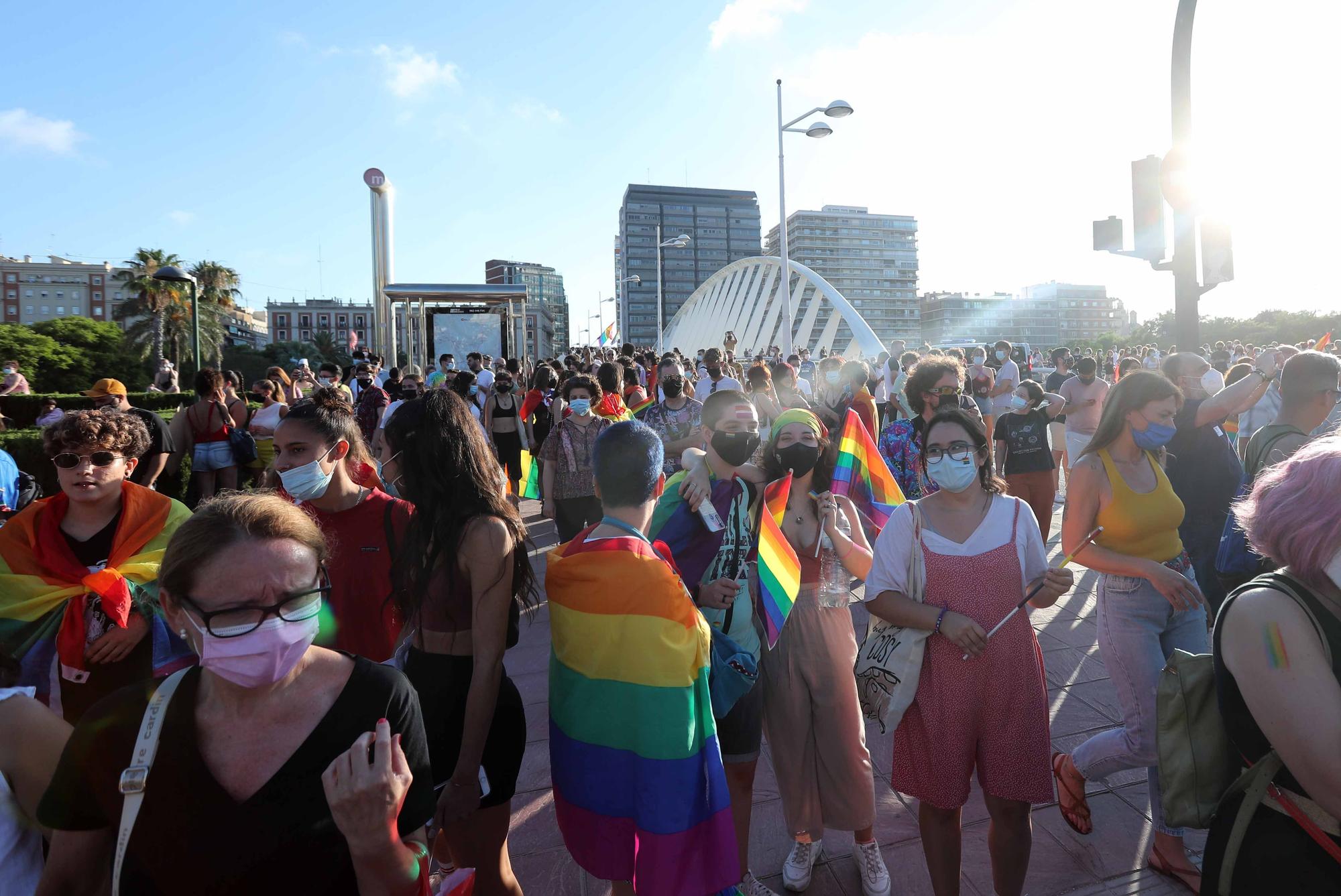 El dia del Orgullo LGTBI+ en València, fue una fiesta